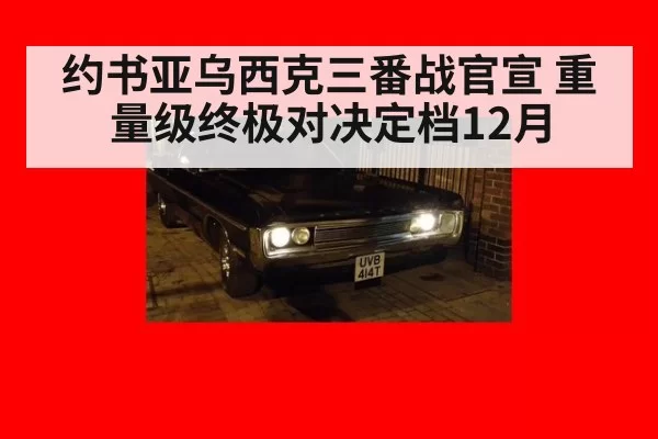 约书亚乌西克三番战官宣 重量级终极对决定档12月